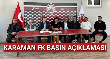 KARAMAN FK BASIN AÇIKLAMASI