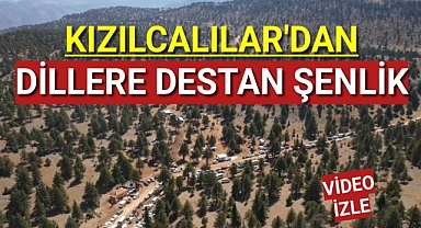 Kızılcalıların Şenliği Dillere Destan Oldu