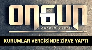 Ongun A.Ş. Karaman'da Kurumlar Vergisinde Büyük Başarıya İmza Attı