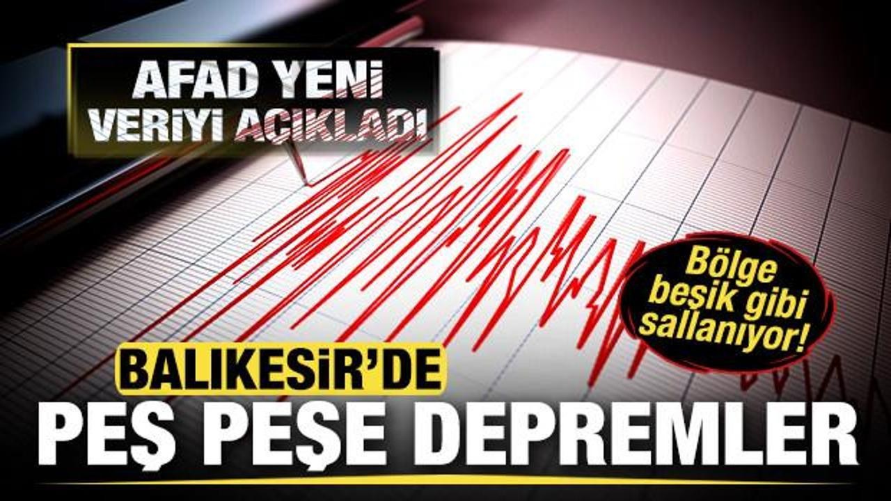 Balıkesir Sındırgı'da Deprem Artçılar Sürüyor! Bölge beşik gibi