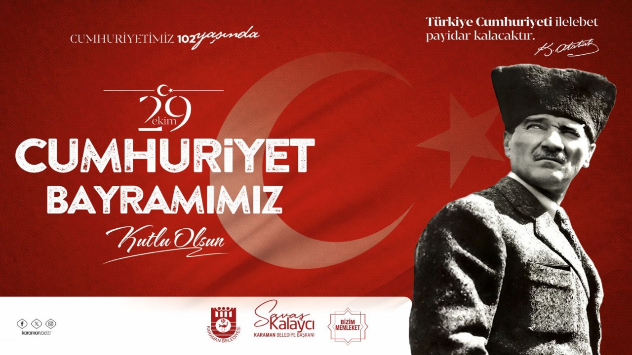 BELEDİYE BAŞKANI SAVAŞ KALAYCI'NIN CUMHURİYET BAYRAMI MESAJI