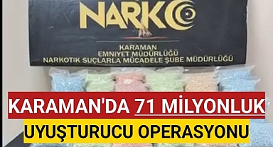 Karaman'da 142 Bin Extacy Hap Ele Geçirildi!