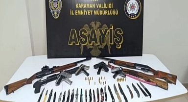 Karaman'da Emniyet bakın neler yakaladı: 9 tutuklama