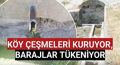 Şehir ve Köylerde su seviyesi kritik düzeyin katbekat altına düştü