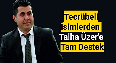 Tecrübeli isimlerden Talha Üzer'e tam destek