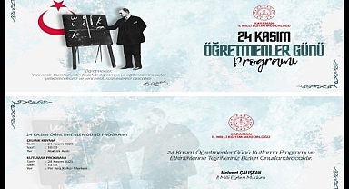 24 Kasım Öğretmenler Günü Kutlama Programı