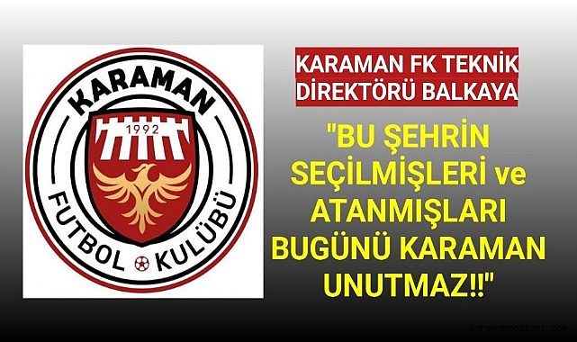 KARAMAN FK'NIN GELİRİ GİDERİNİ KARŞILAMIYOR