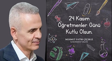 Karaman Valisi Çiçekli'nin 