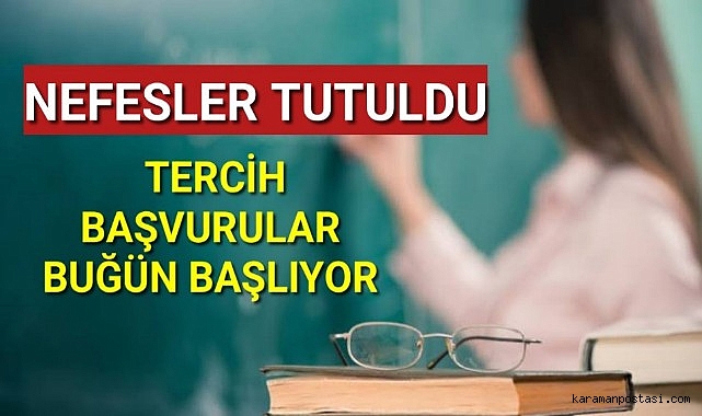 Tercih Başvuruları Buğün İtibari İle Başladı