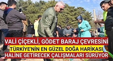 Vali Çiçekli, Milli Ağaçlandırma Gününe Katıldı