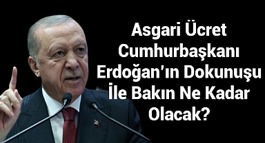 Asgari ücrete Cumhurbaşkanı Erdoğan'ın dokunuşu olacak iddiası