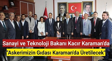 Bakan Kacır Karaman'da 