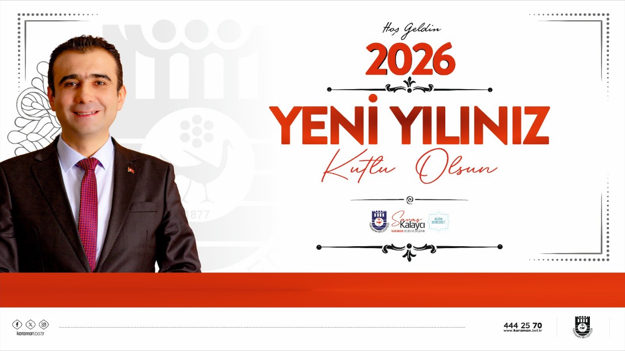 BAŞKAN KALAYCI'NIN YENİ YIL MESAJI