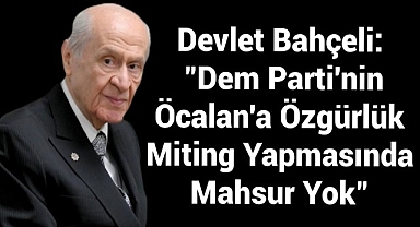 Devlet Bahçeli: