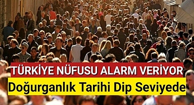 Doğurganlık tarihi dip seviyede, ülke 
