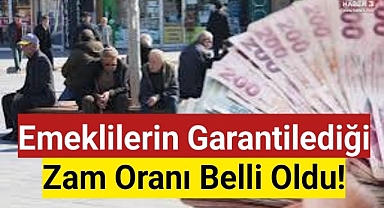 Emeklilerin garantilediği zam oranı belli oldu!