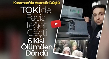 Karaman Toki'de Asansör Düştü!