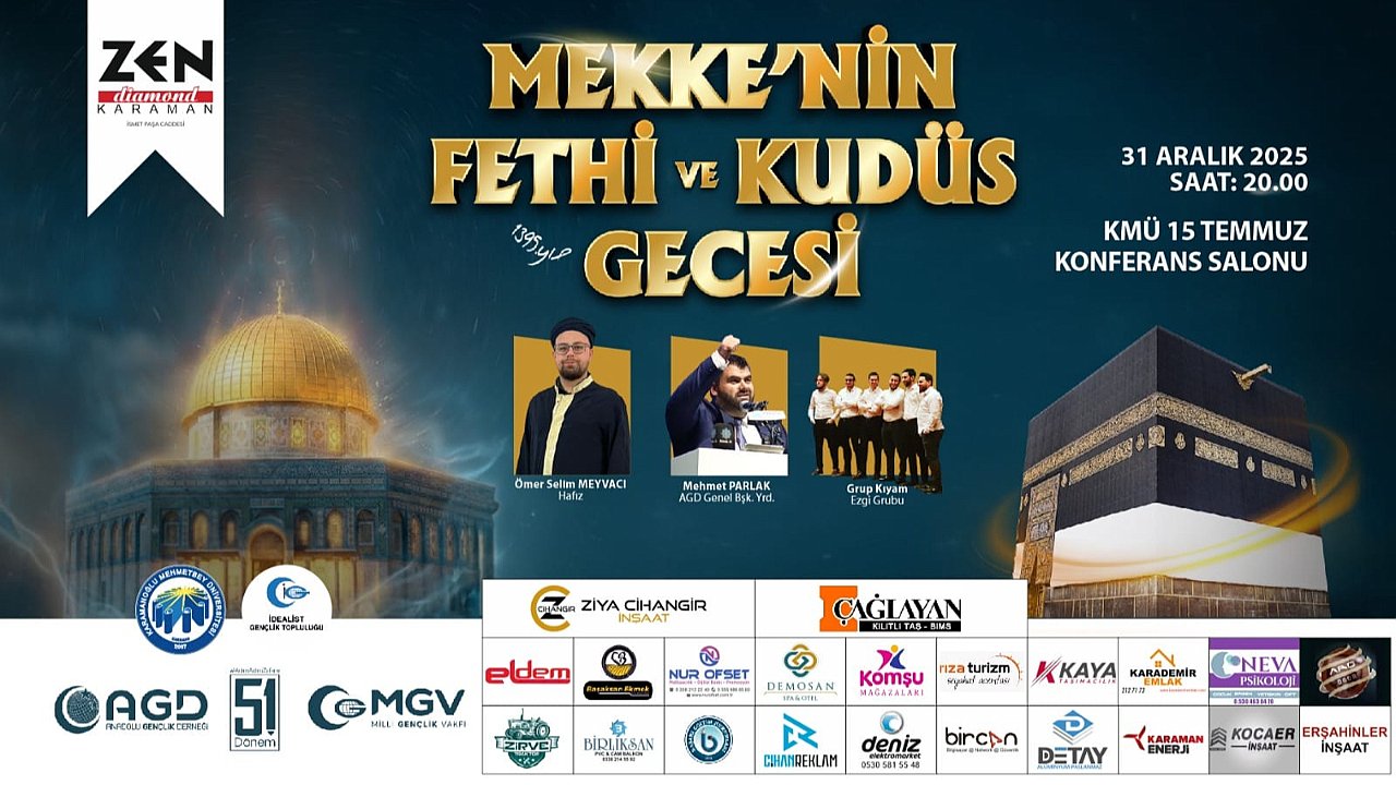 MEKKE’NİN FETHİ VE KUDÜS GECESİNE DAVET