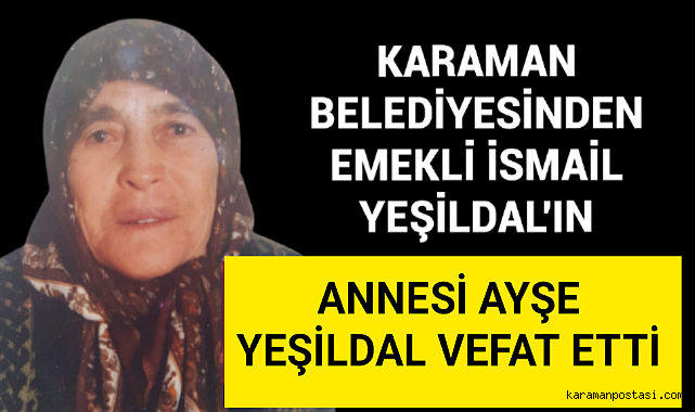 Yeşildal Ailesinin Acı Günü