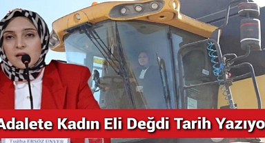 Adalete kadın eli değdi - tarih yazıyor