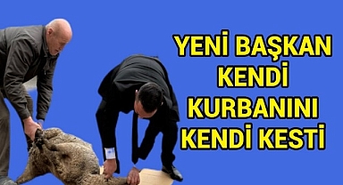 Başkan Kendi Kurbanını Kendi Kesti