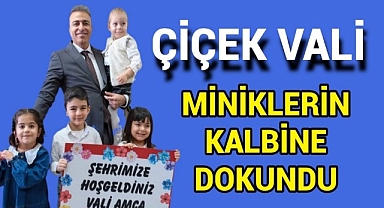 Çiçek Vali ,Miniklerin Kalbine Dokundu