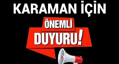 Karaman ve Çevresine Fırtına Uyarısı