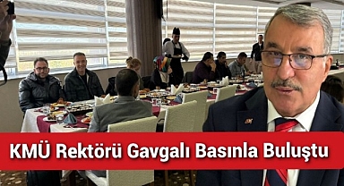 KMÜ Rektörü Gavgalı Basınla Buluştu