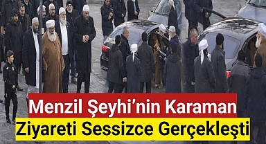 Menzil Şeyhi'nin Karaman Ziyareti Sessizce Gerçekleşti