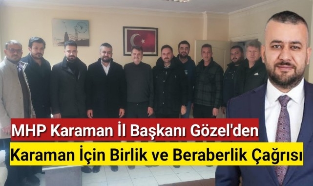 KARAMAN İÇİN BAŞKAN 