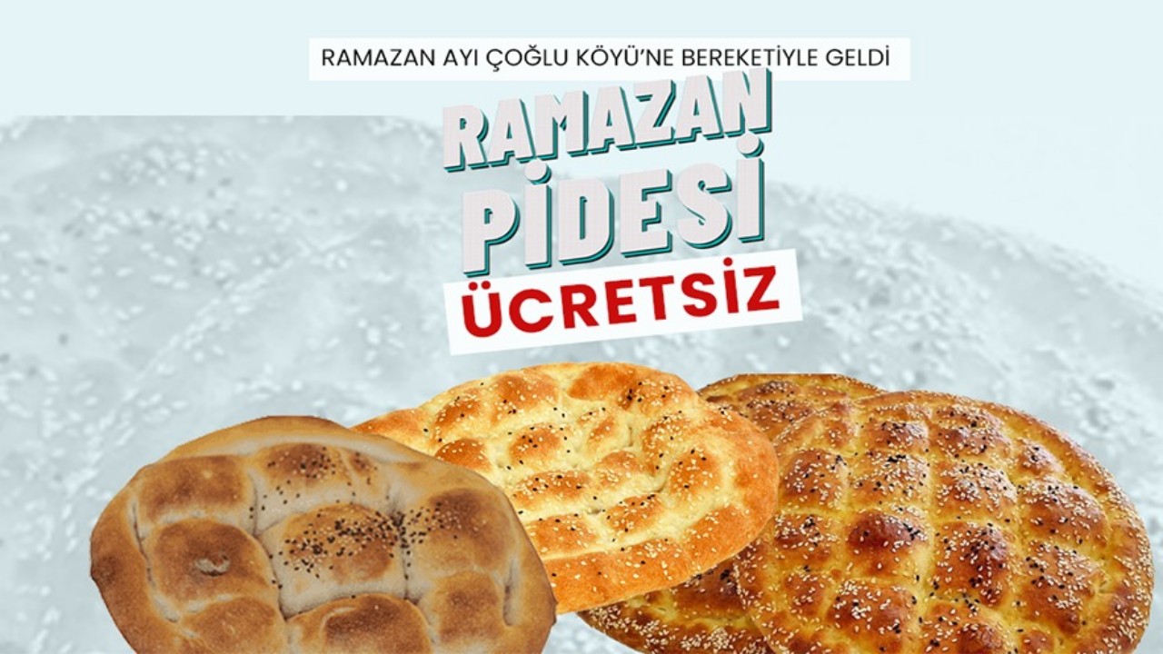 25 TL'lik Pide Ramazan Ayı Boyunca Bedava!