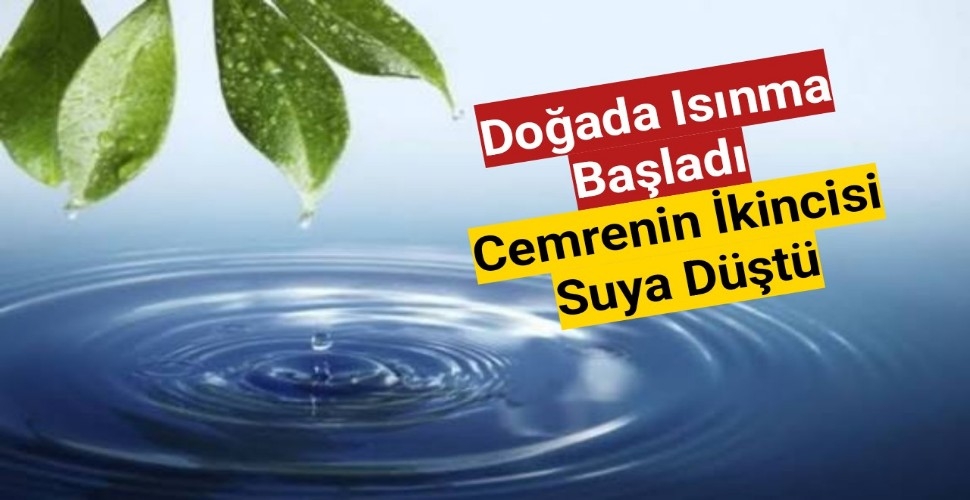 Baharın Müjdesi! İkinci Cemre Suya Düştü