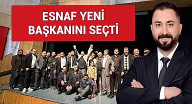 Esnaf Yeni Başkanını Belirledi Yasin Ayaz Başkan