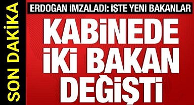 Kabinede iki isim değişti: Resmi Gazete'de yayımlandı: İşte yeni bakanlar
