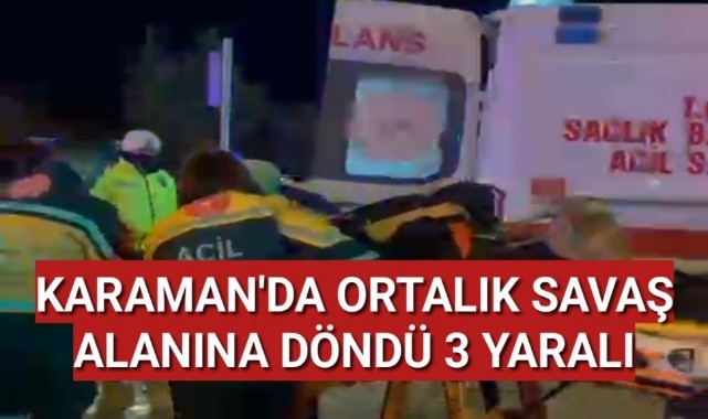 Karaman'da polisten kaçan şüpheliler kaza yaptı: 3 yaralı