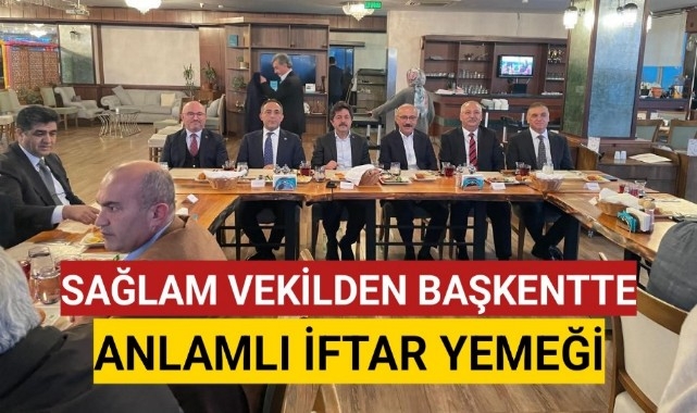 Osman Sağlam, Ankara'daki Karamanlı siyasetçileri iftar programında bir araya getirdi.