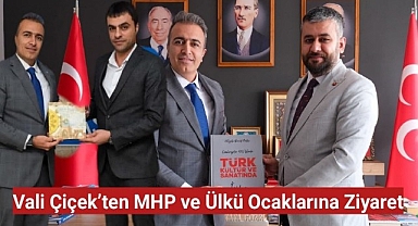 Vali Hayrettin Çiçek'ten MHP ve Ülkü Ocaklarına ziyaret