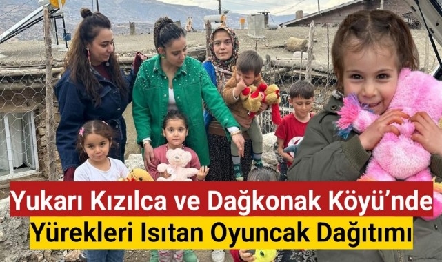 Yukarı Kızılca ve Dağkonak Köyü'nde Yürekleri Isıtan Oyuncak Dağıtımı
