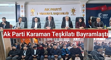 Ak Parti Karaman Teşkilatı Bayramlaştı