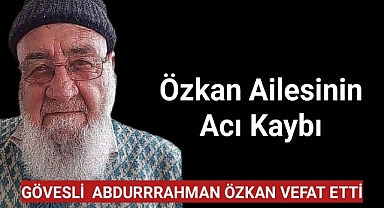 Özkan Ailesinin Acı Kaybı