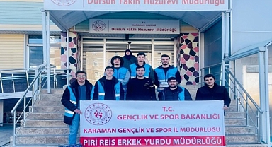 PİRİ REİS ERKEK YURDU ÖĞRENCİLERİNDEN HUZUREVİ SAKİNLERİNE ANLAMLI ZİYARET