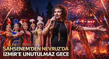 Türk Dünyasının Sevilen Sanatçısı Şahsenem'den İzmir'de Unutulmaz Gece