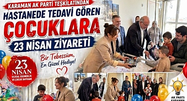 Bayram Sevincini Hastaneye Taşıdılar: Çocuklara Moral Ziyareti