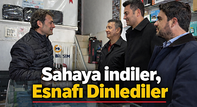 Sahaya İndiler, Esnafı Dinlediler