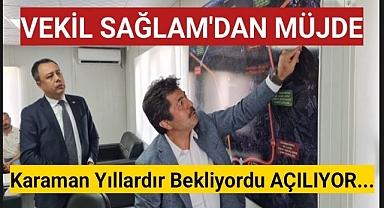 Vekil Sağlam'dan Müjde, Yıllardır beklenen çevre yolu hizmete açılıyor