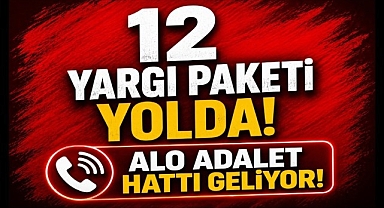 Bakan Gürlek açıkladı: 12. Yargı Paketi yolda, 'Alo Adalet' hattı geliyor