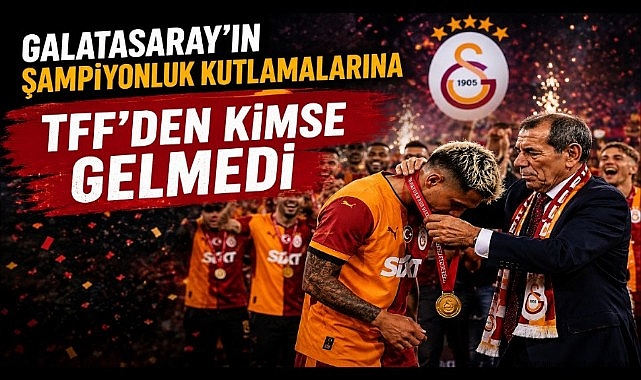 Galatasaray'ın Şampiyonluk Kutlamasında Dikkat Çeken Detay