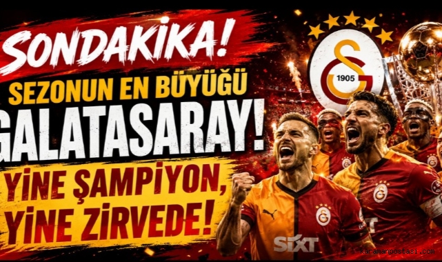 Galatasaray Şampiyon....