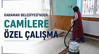 Karaman Belediyesi'nden Camilere Özel Çalışma Gorsel hzirla
