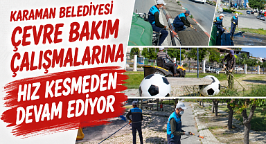 BELEDİYEDEN YABANİ OTLARLA MÜCADELE ÇALIŞMASI